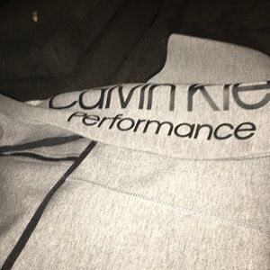 Worn twice, Calvin Klein’s unique coat